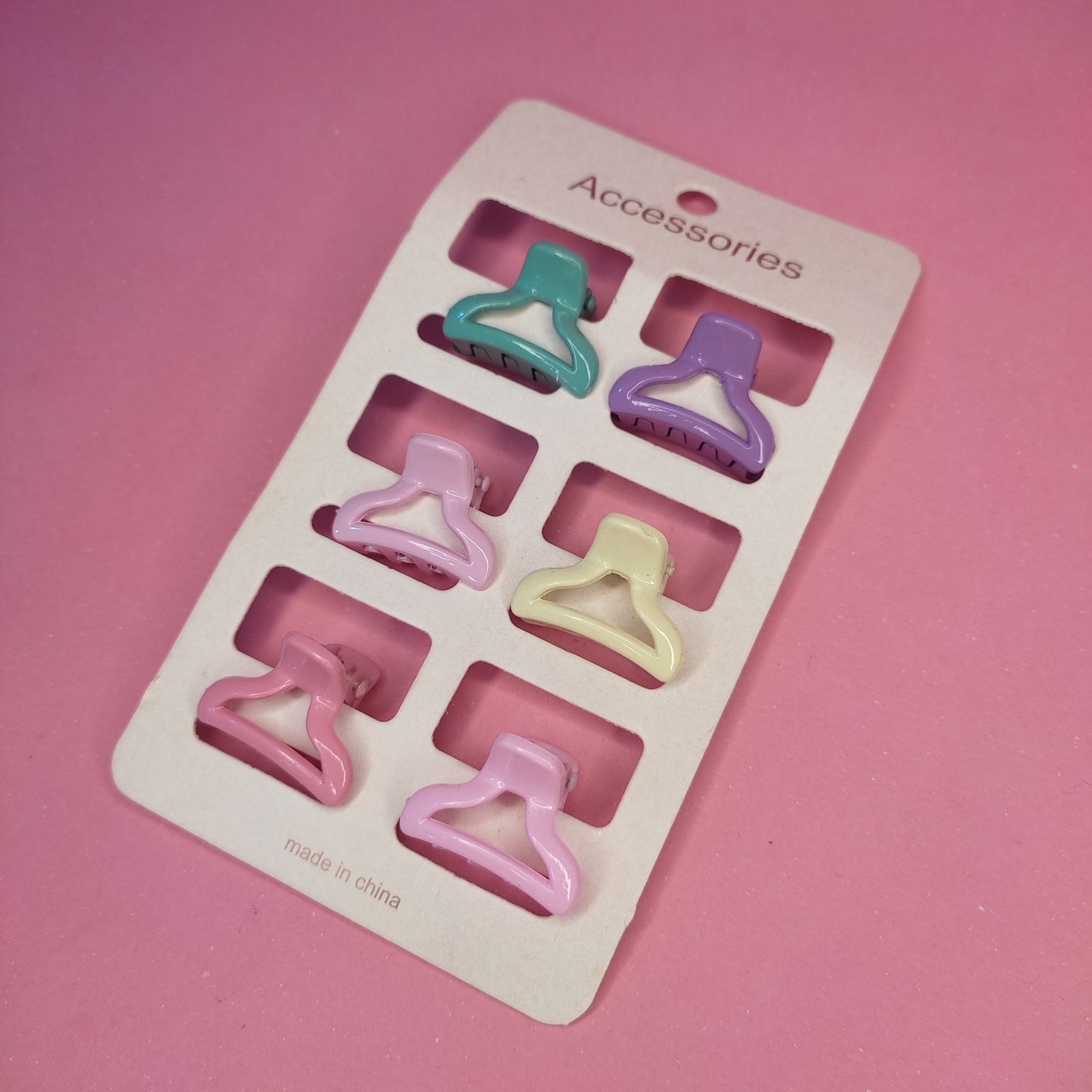 Set de pinzas mini para cabello