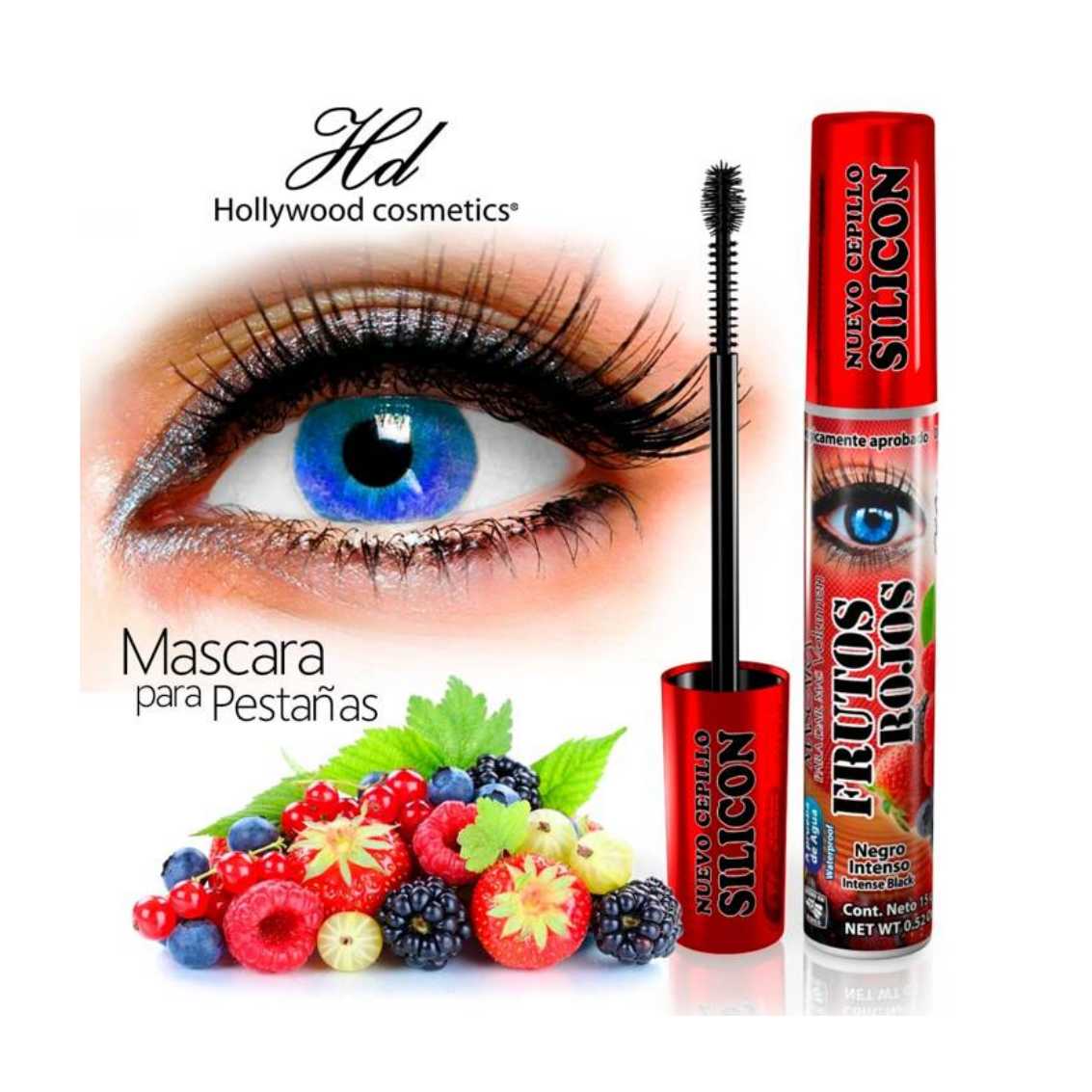 Rimel Mascara para pestañas Hollywood Frutos Rojos